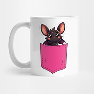 Kawaii Bat in Pocket Mug